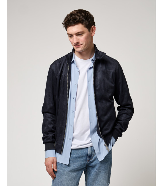 Bomber effetto camoscio