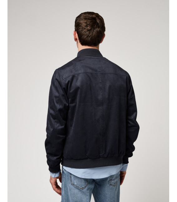 Bomber effetto camoscio