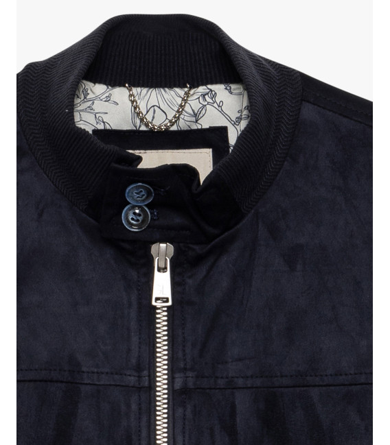 Bomber effetto camoscio