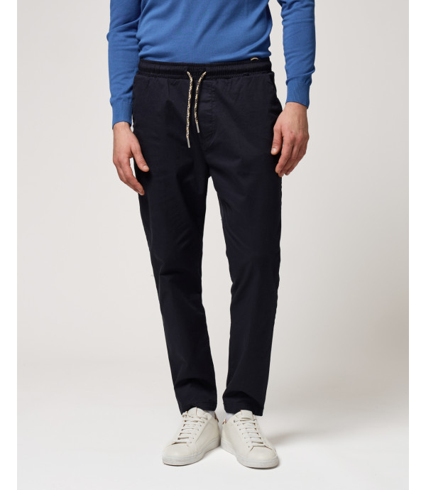Pantaloni LEONARD con coulisse in cotone