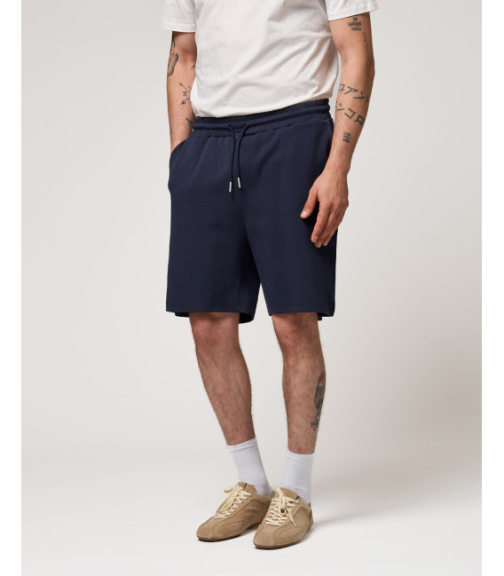 Bermuda joggers con logo ricamato