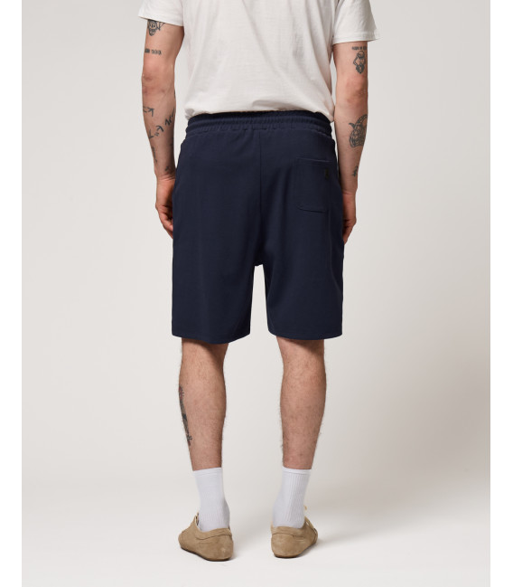 Bermuda joggers con logo ricamato