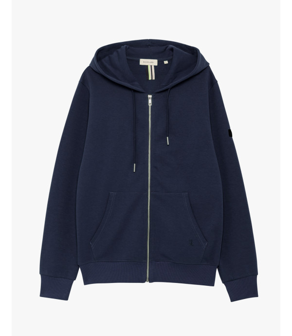 Felpa con zip e cappuccio