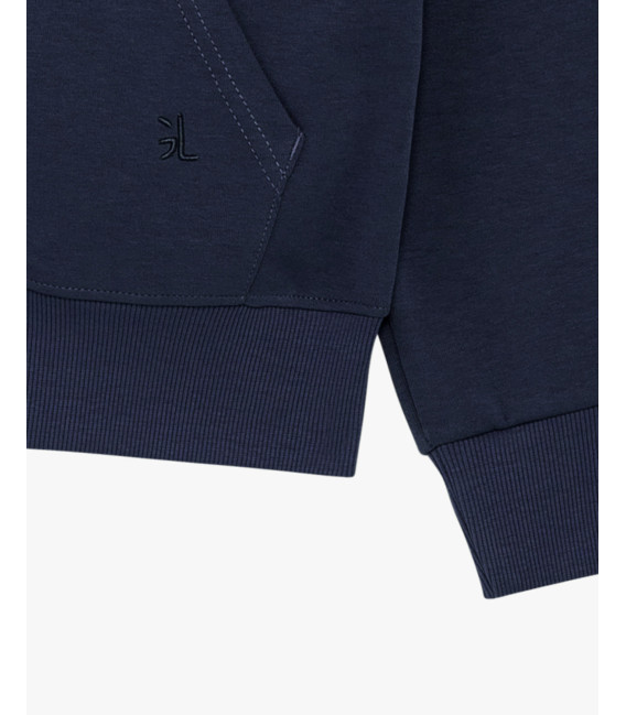 Felpa con zip e cappuccio