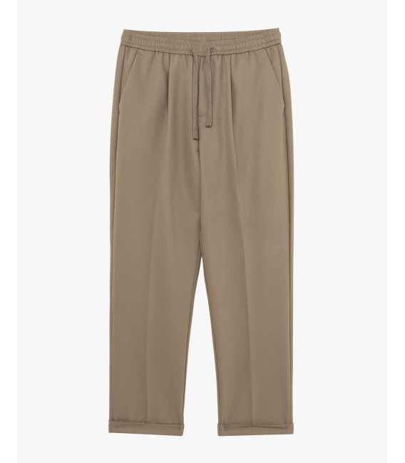 Pantaloni con laccio relaxed fit