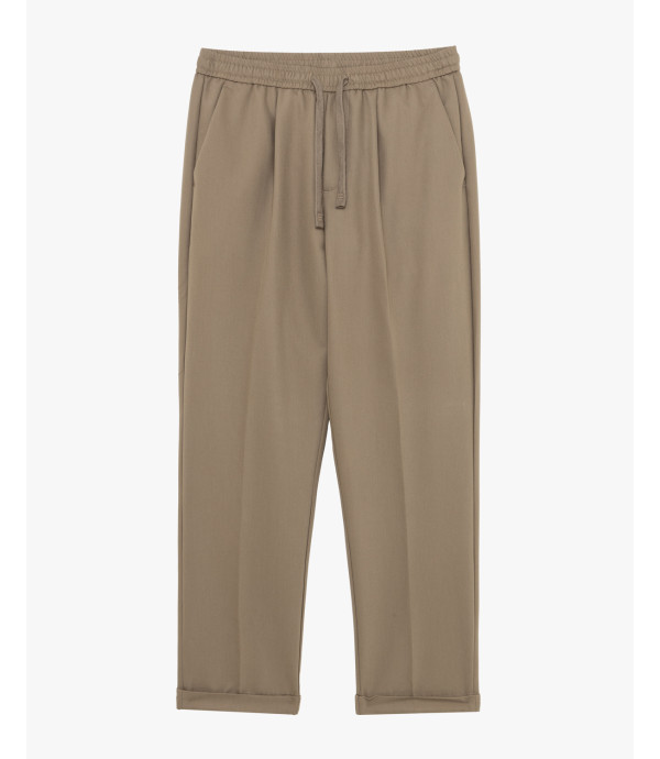 Pantaloni con laccio relaxed fit