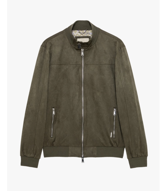 Bomber effetto camoscio