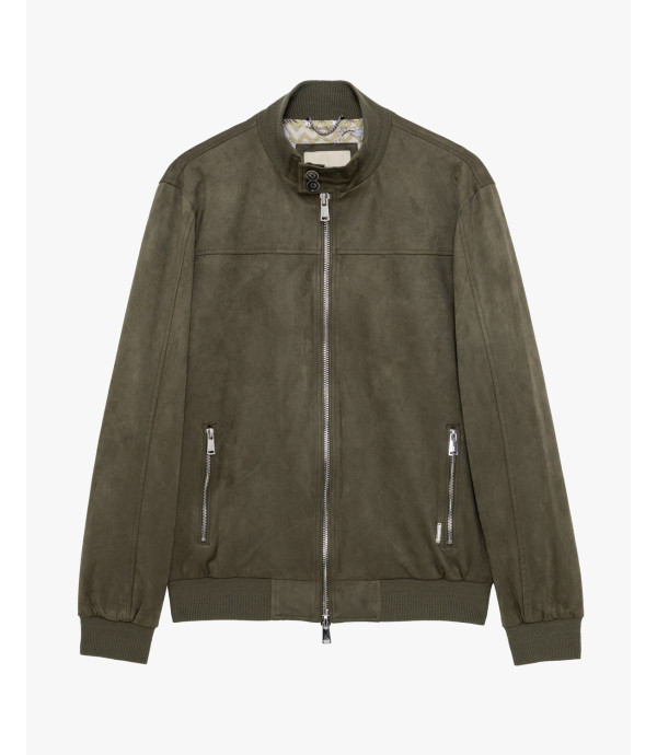 Bomber effetto camoscio