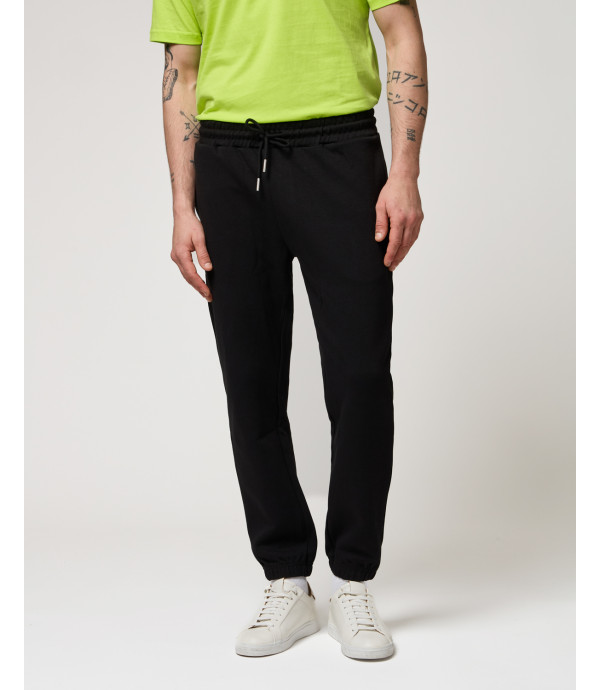 Joggers con logo ricamato