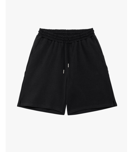 Bermuda joggers con logo ricamato