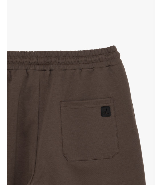 Joggers con logo ricamato