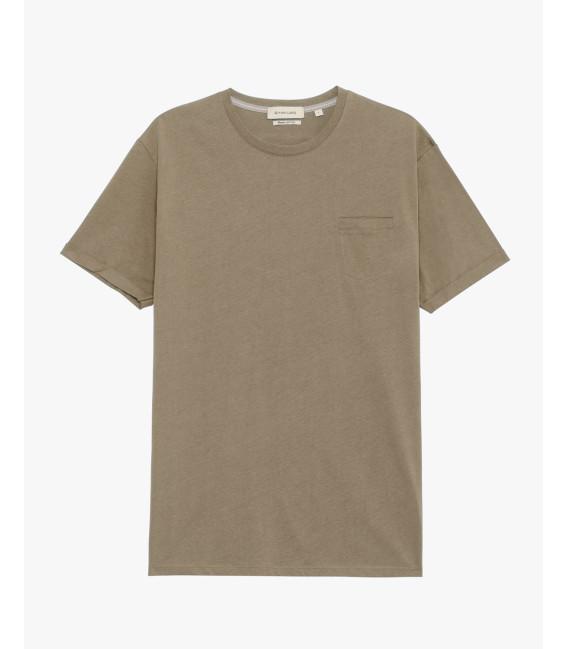 T-shirt con taschino in cotone extra fine