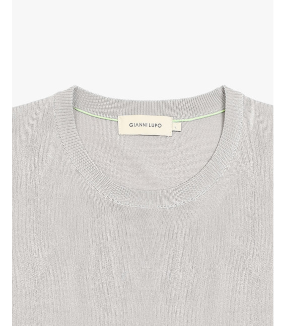 T-shirt in maglia muscle fit