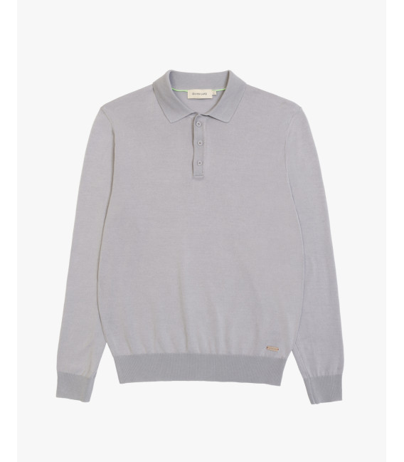 Polo a maniche lunghe relaxed fit
