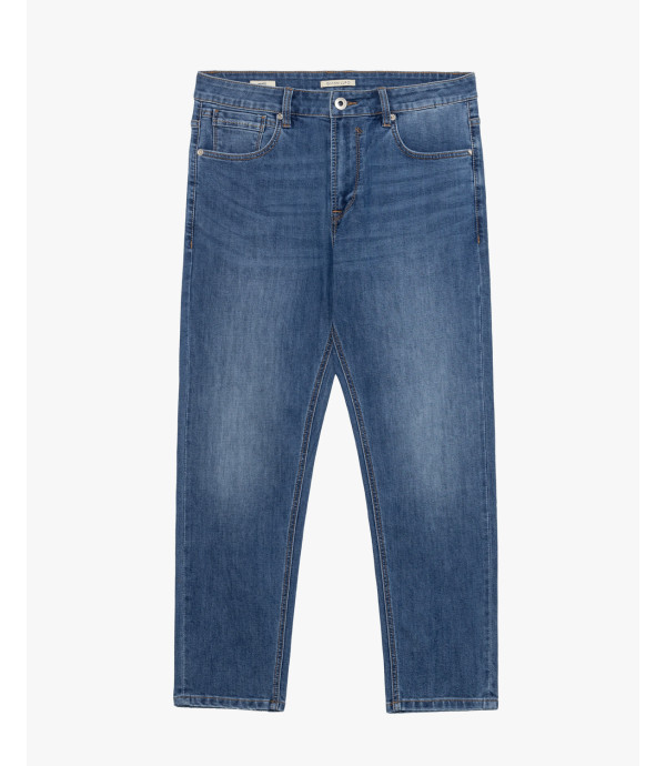 Jeans MIKE95 carrot fit con graffi medium wash