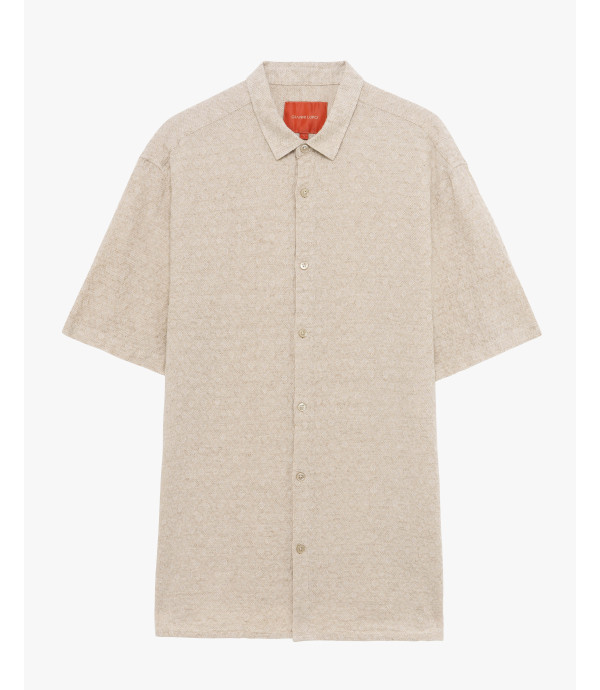 Short-sleeve shirt with all-over print