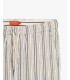 Relaxed-fit linen-blend striped trousers