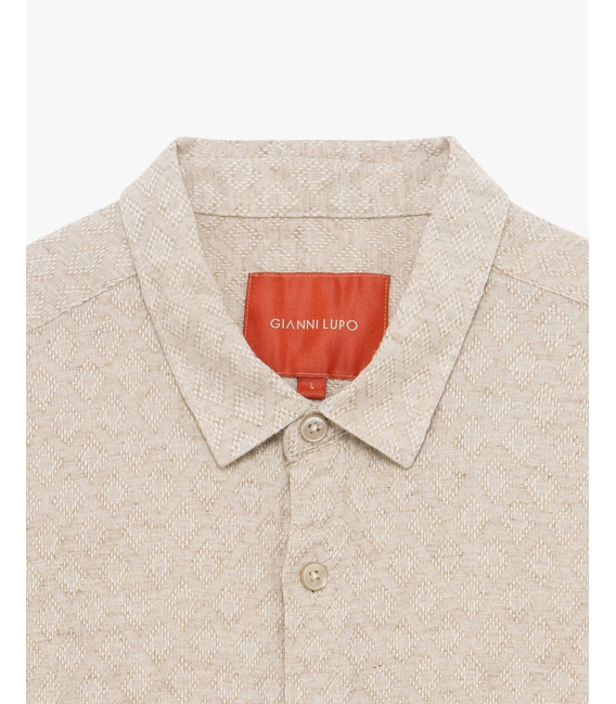 Short-sleeve shirt with all-over print