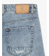 Jeans ALEX straight fit vintage wash con strappi