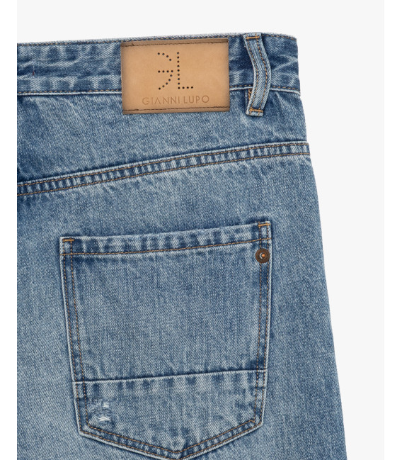 COOPER carrot fit jeans medium wash