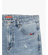Jeans ALEX straight fit vintage wash con strappi