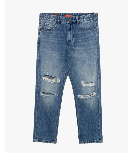 COOPER carrot fit jeans medium wash