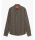 Camicia a righe in lino