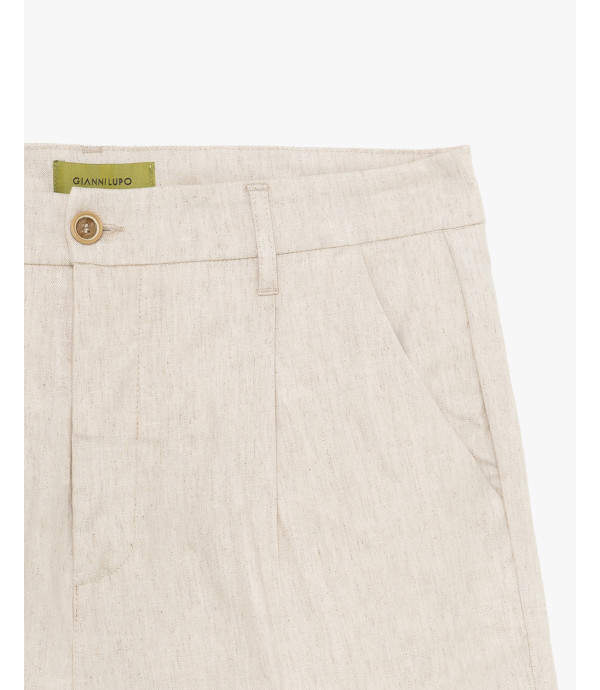 Bermuda in misto lino