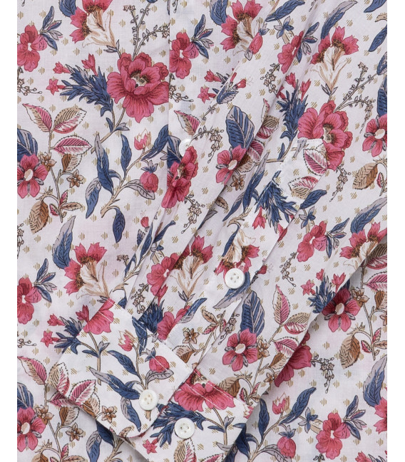 Camicia in fantasia floreale