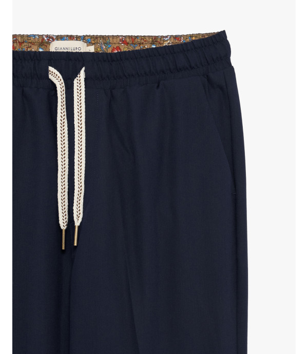 Comfort fit drawstring trousers