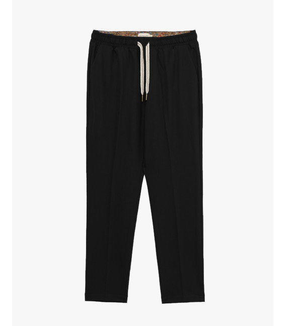 Comfort fit drawstring trousers