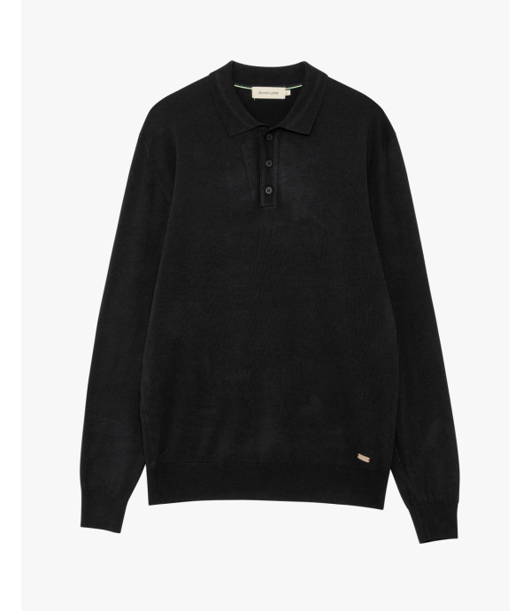 Polo a maniche lunghe relaxed fit