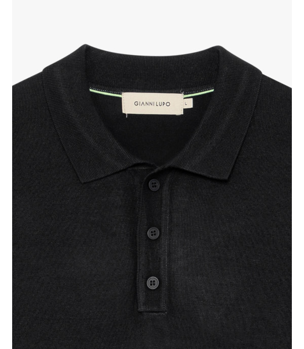 Polo a maniche lunghe relaxed fit