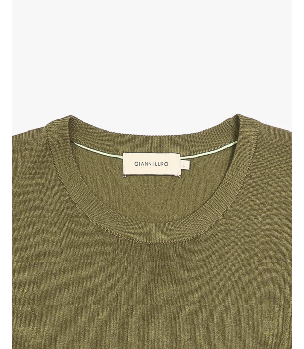 T-shirt in maglia muscle fit