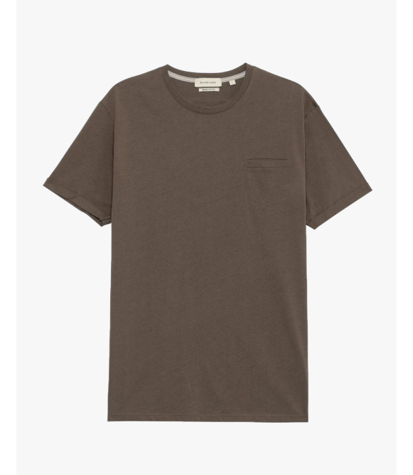 T-shirt con taschino in cotone extra fine