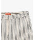Striped bermuda shorts