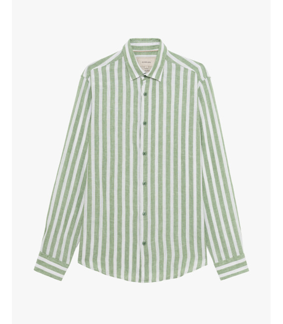Striped linen shirt