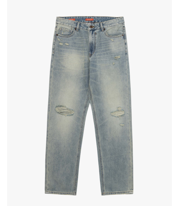 ALEX straight fit jeans in vintage wash with rips