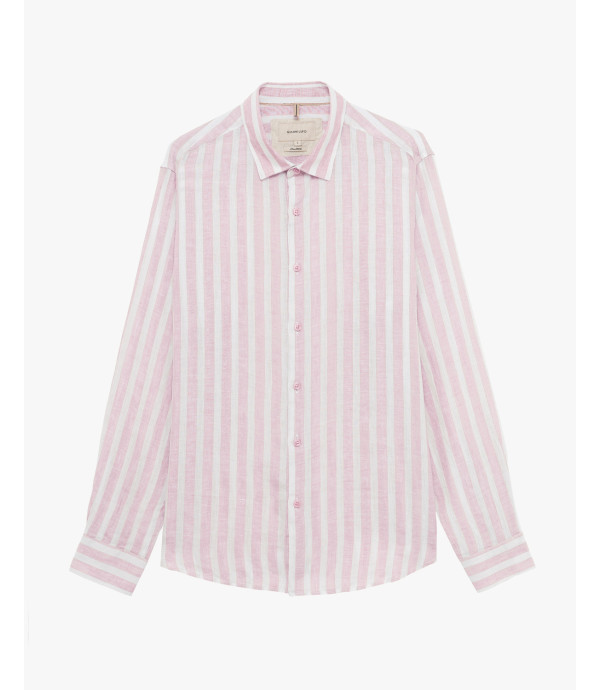 Striped linen shirt