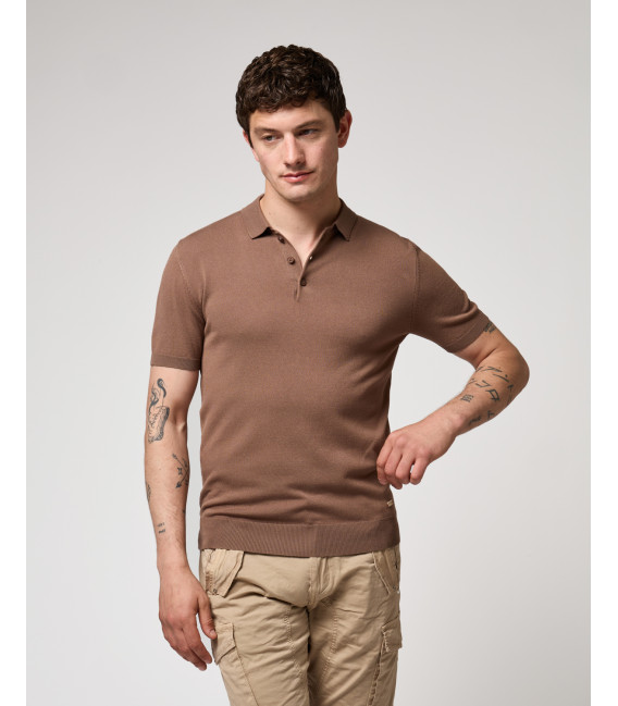 Polo in maglia muscle fit