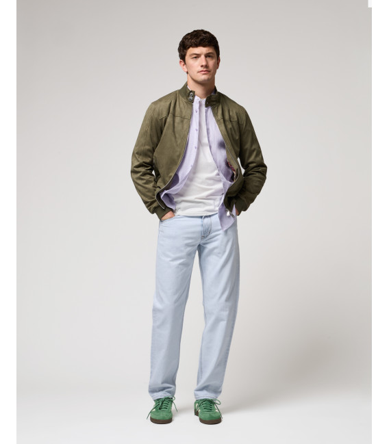 Bomber effetto camoscio