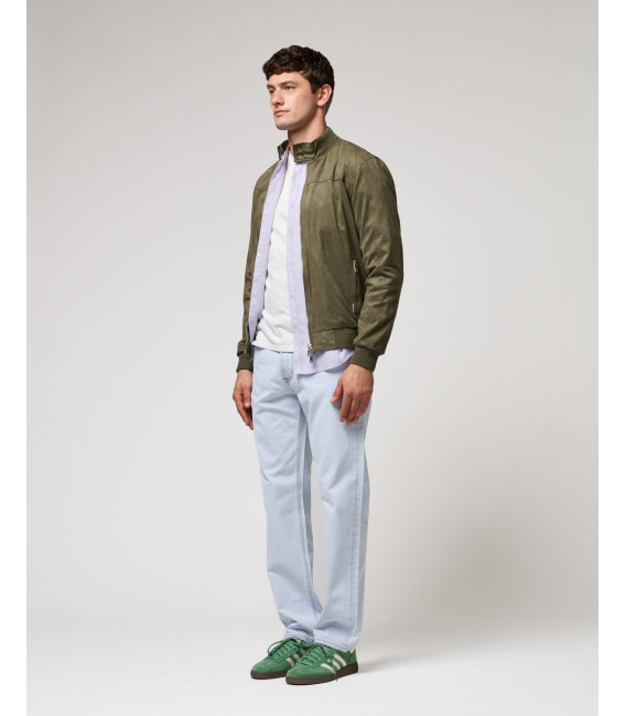 Bomber effetto camoscio