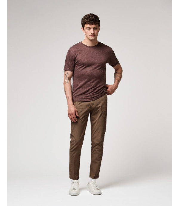 Cotton slim fit chinos