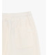 Textured fabric bermuda shorts
