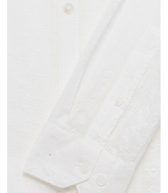 Shirt in broderie anglaise