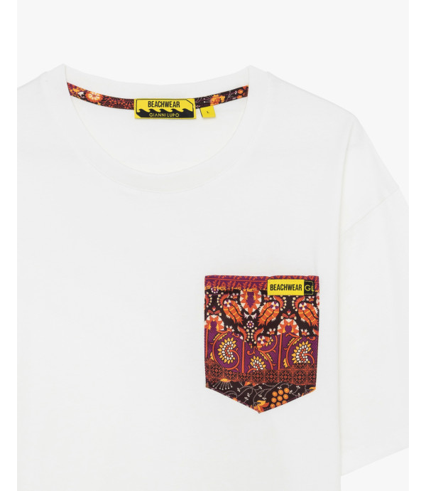 T-shirt con taschino
