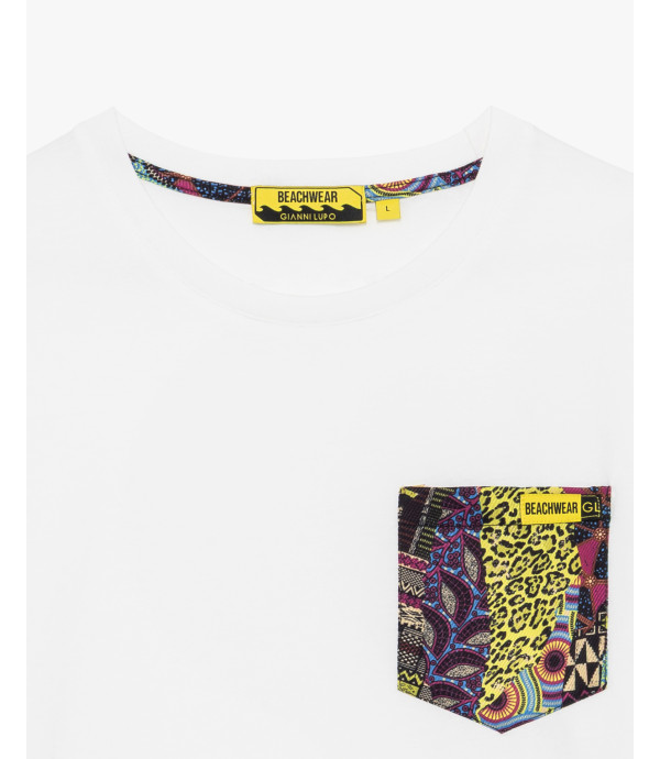 T-shirt con taschino