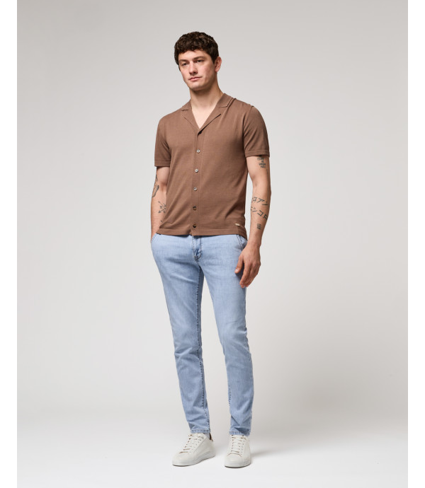 Camicia a manica corta in maglia