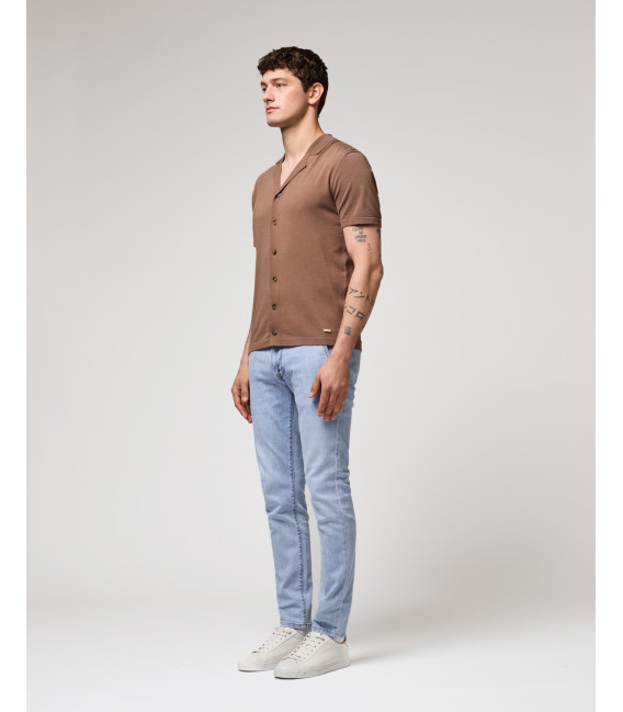 Camicia a manica corta in maglia