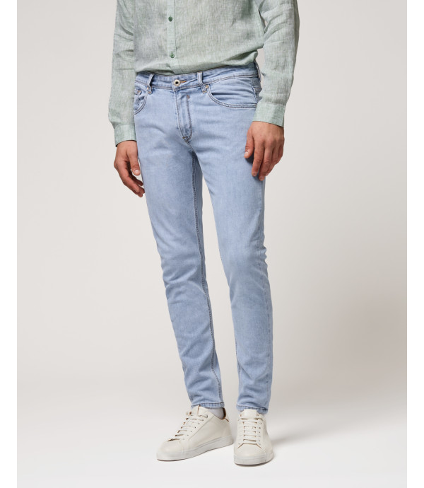 KEVIN skinny fit jeans light blue wash